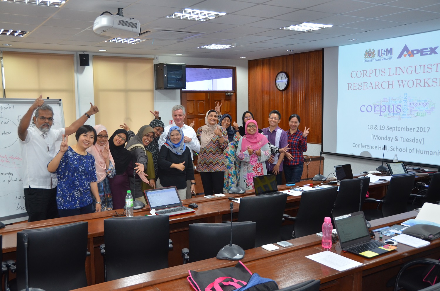 website Corpus Linguistics Research Workshop group photo 2
